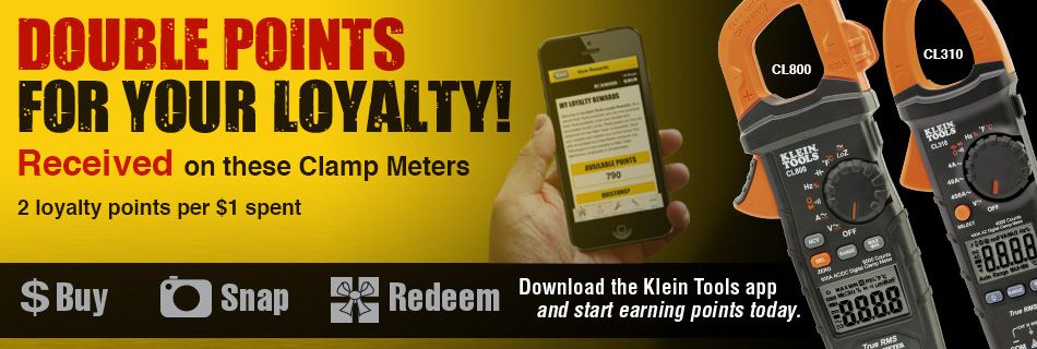 Klein Tradesman Club Loyalty Rewards - Double Points