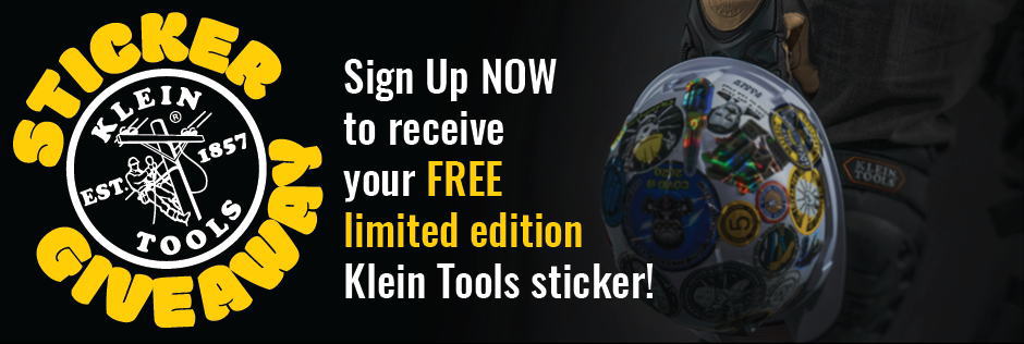 Klein Tools Monthly Sticker Giveaway