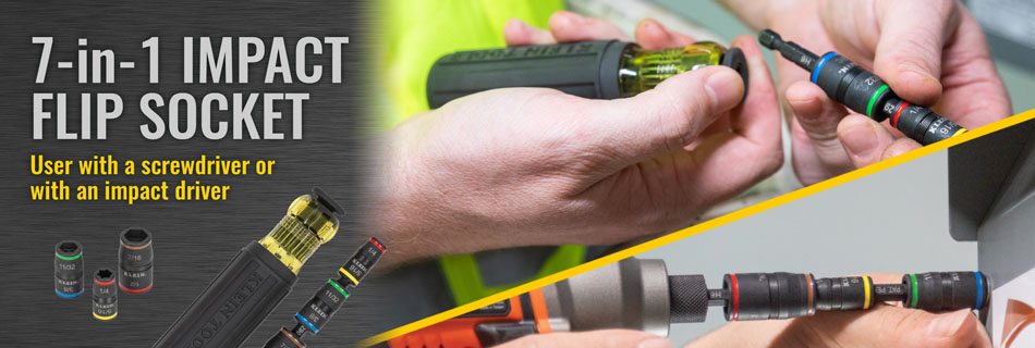 7-in-1 Impact Flip Socket with Handle